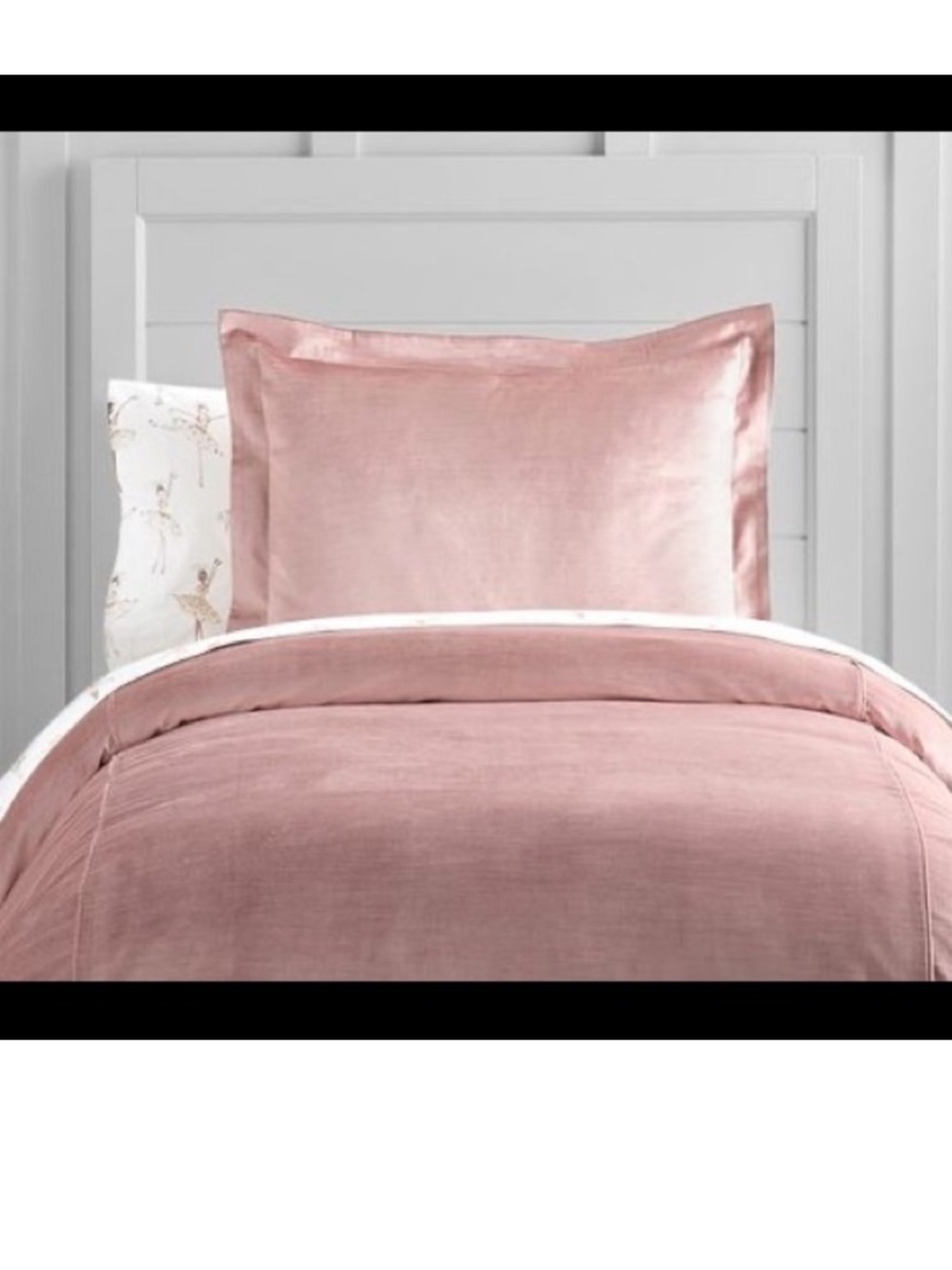 Pottery Barn Velvet Duvet Cover and Two Shams - Picture 10 of 12